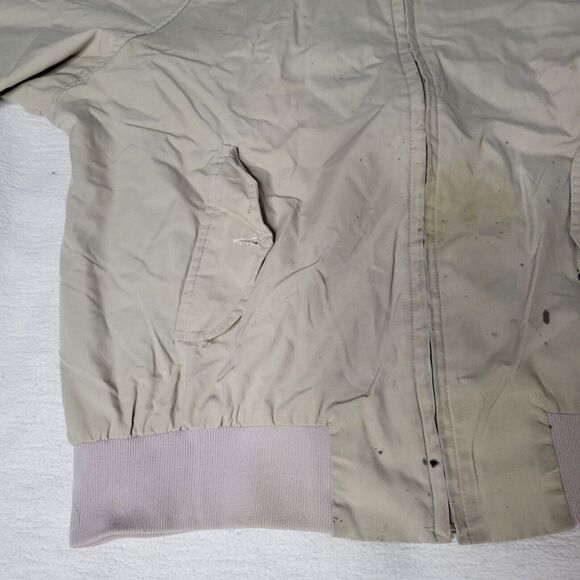 Vtg Woolrich Jacket Southwest Size Large Wool-Lined 100% Cotton Barn Coat Preppy - Picture 7 of 16